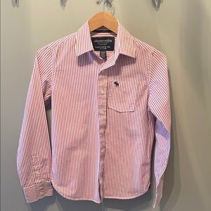 Abercrombie & Fitch Boys Striped button down shirt in Size Medium